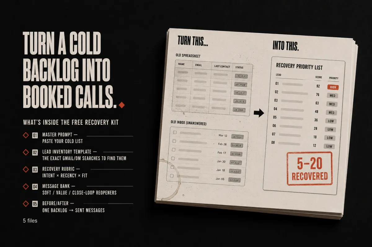 Win Back Quiet Leads: what's inside
